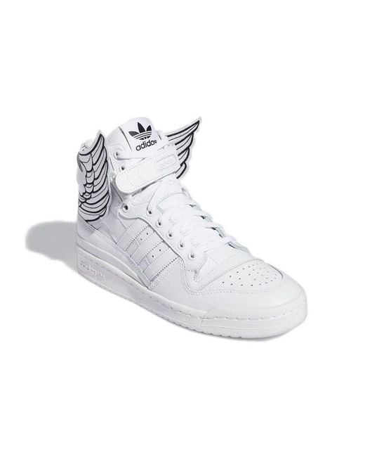 Adidas White Jeremy Scott X Wings 4.0 'Cloud' for men