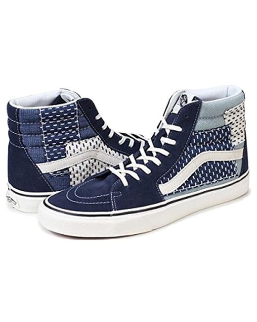 Vans Blue Sk8-Hi 'Patchwork' for men
