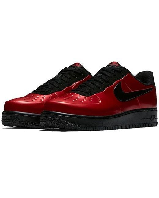 Nike Red Air Force 1 Foamposite Pro 'Cough Drop' for men