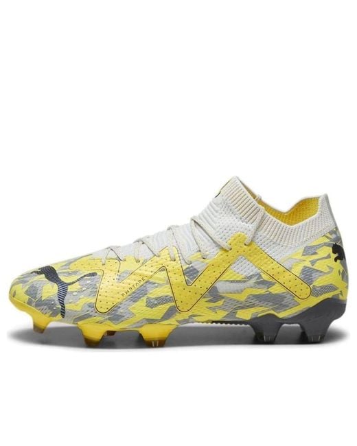 PUMA Yellow Future Ultimate Fg/Ag Football Boots