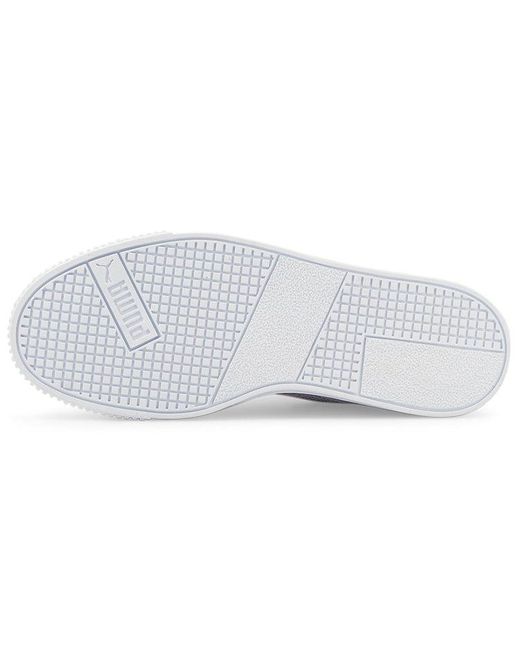 PUMA White Ever Cv Casual Skateboarding Shoes for men