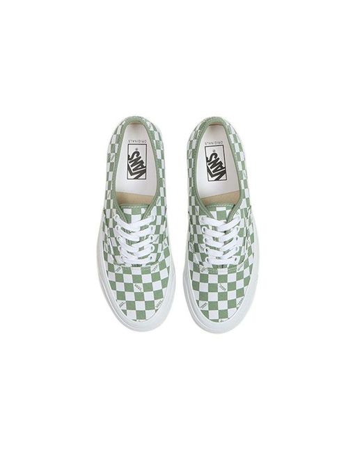 Vans White Og Authentic Lx 'Checkerboard for men