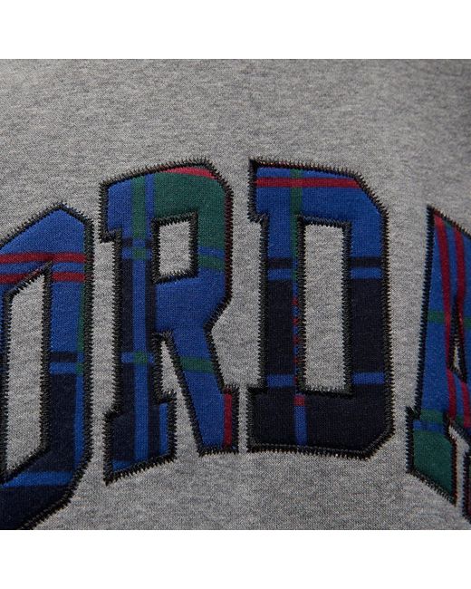 Nike Gray Holiday Fleece Crew Sweatshirt for men