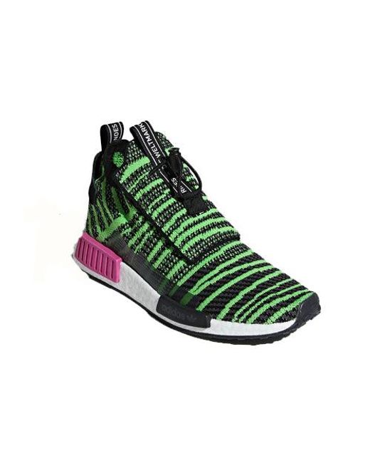 Adidas Green Nmd Ts1 Primeknit 'Watermelon' for men