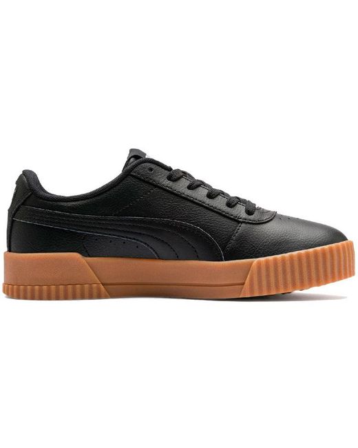 PUMA Black (Wmns) Carina Leather