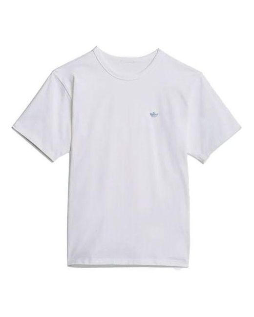 Adidas White Originals Causual Sports Round Collar Gs for men