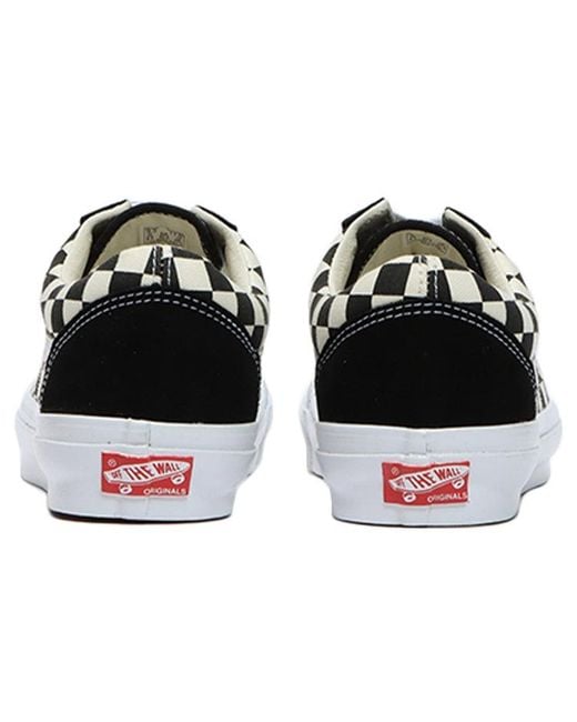 Vans Black Og Old Skool Lx 'Checkerboard for men