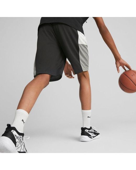 PUMA Black Training Basketball Shorts for men