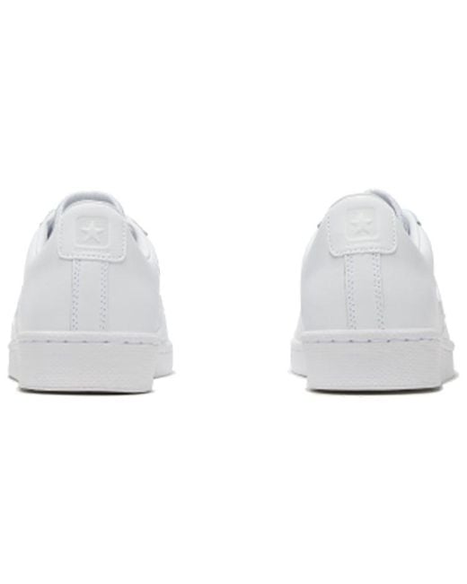 Converse White Pro Leather Low 'Triple' for men