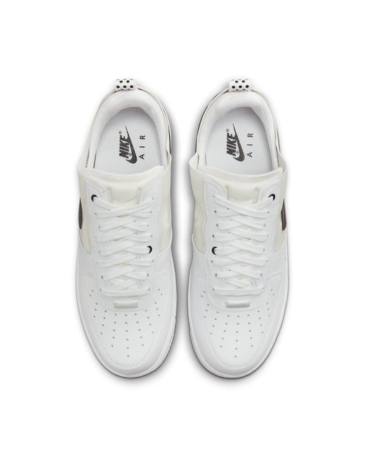 Nike White Air Force 1 Low React for men