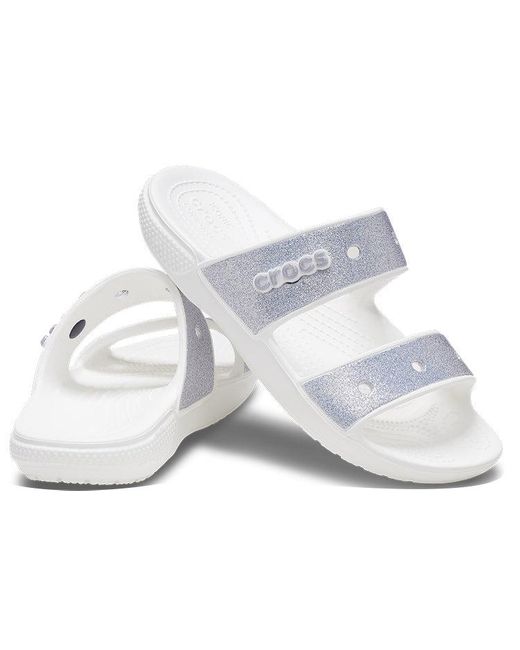 CROCSTM White Classic Casual Fashion Slippers for men