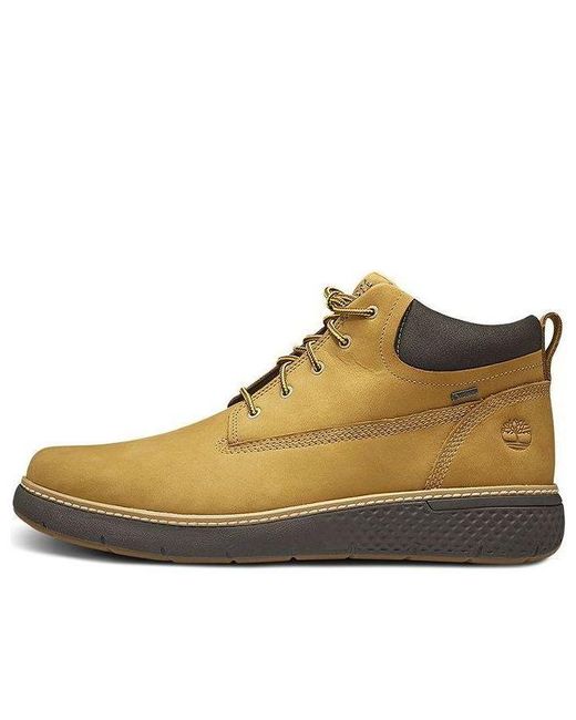 Timberland Brown Cross Mark Chukka Gore-Tex Gtx Boots 'Wheat' for men