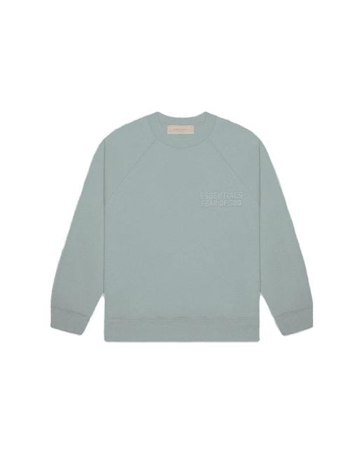 Fear Of God Blue Crewneck Sweatshirt 'Sycamore'