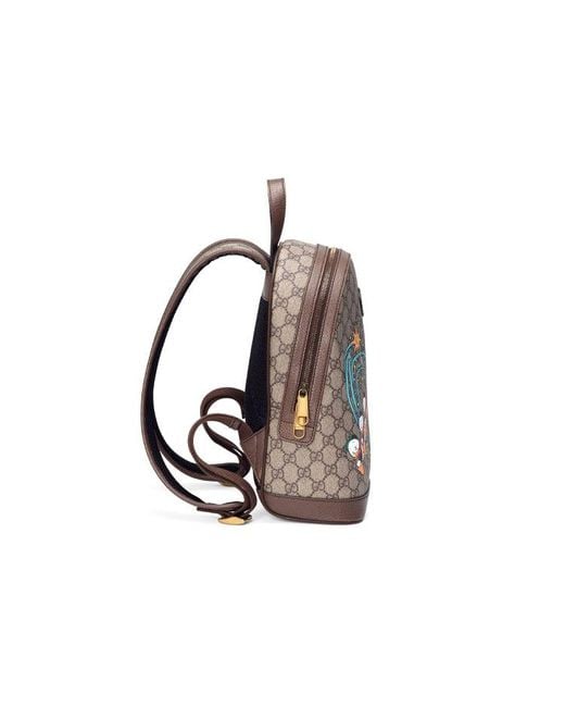 Gucci Gray (Wmns) X Disney Small Donald Duck Backpack 'Gg Supreme'