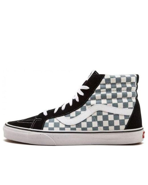 Vans Black Sk8-Hi Reissue 'Checkerboard' for men
