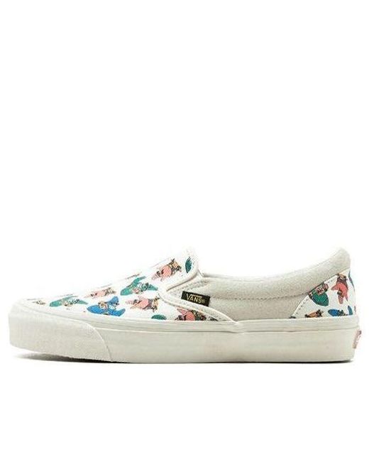 Vans White Og Classic Slip-On Lx 'Spongebob' for men