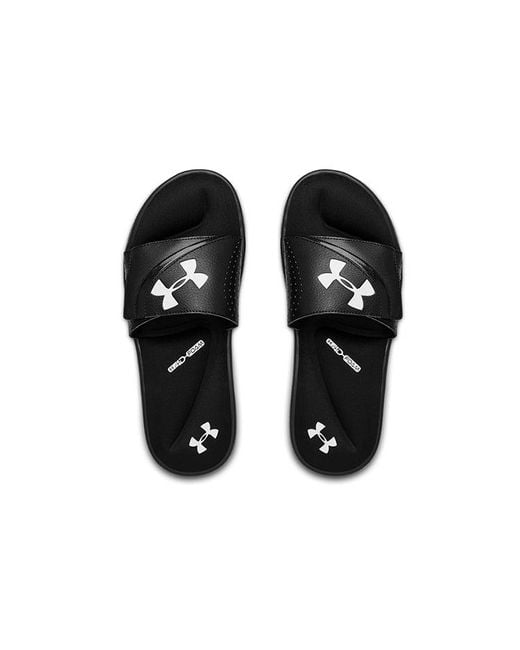 Under Armour Black Ignite 6 Slide for men