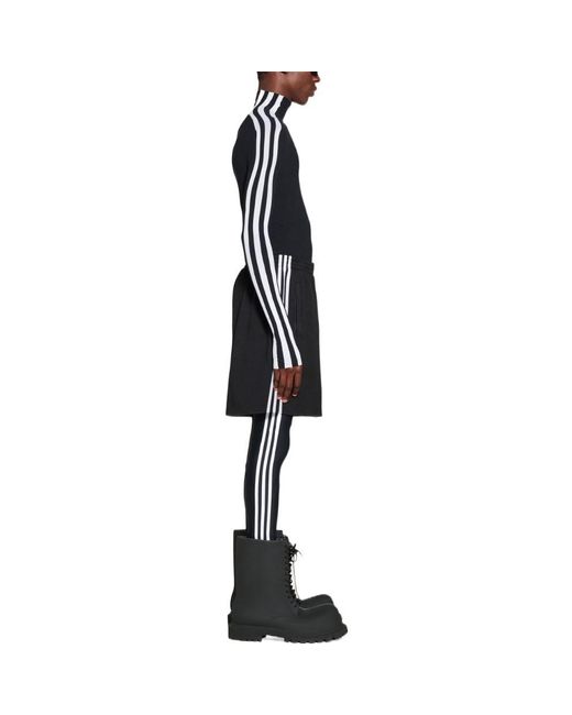 Balenciaga Black X Adidas Large Shorts for men