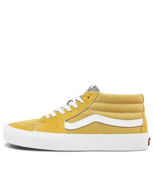 Vans Yellow Sk8-Mid for men