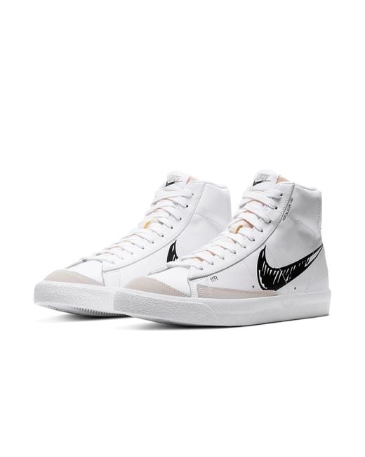 Nike White Blazer Mid 77 'Sketch for men