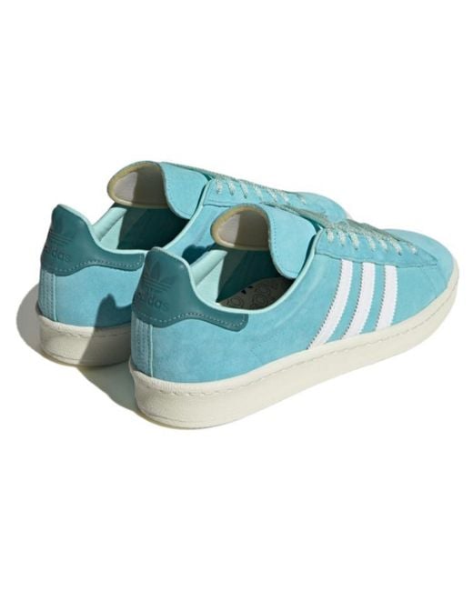 Adidas Blue Campus 80S Shoes 'Light Aqua' for men