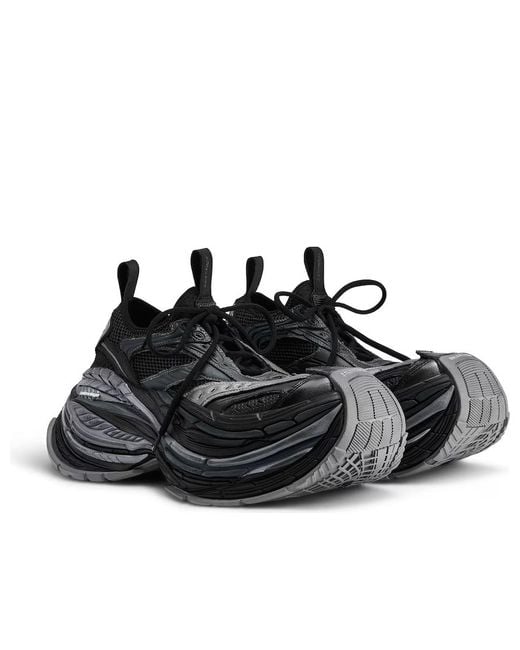 Balenciaga Black Platform Reduced Sneaker 'Dark' for men