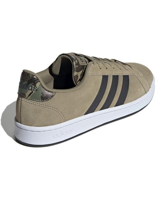 Adidas Brown Grand Court 'Orbit Carbon' for men