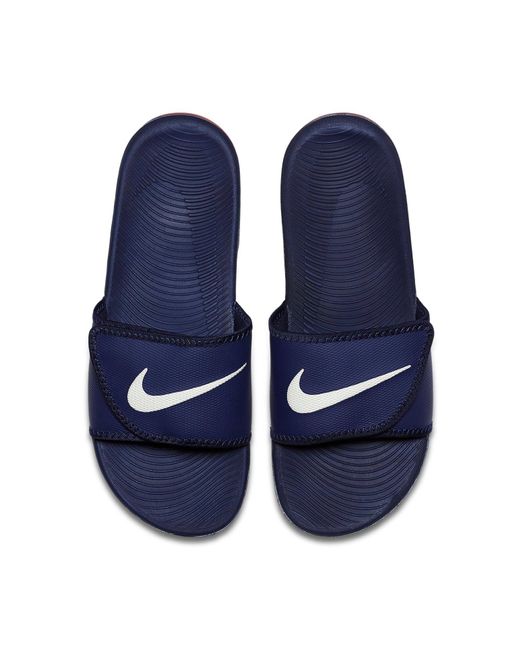 Nike Blue Kawa Adjust Slipper for men