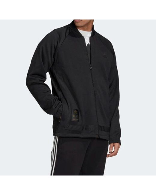 Adidas Blue Originals Warmup Track Jacket For for men