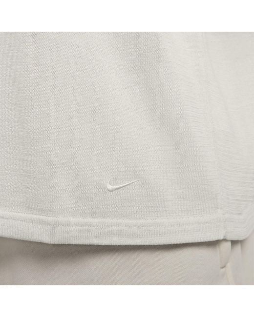 Nike X Stussy Long-Sleeve Knit Jersey 'Light Bone' in White
