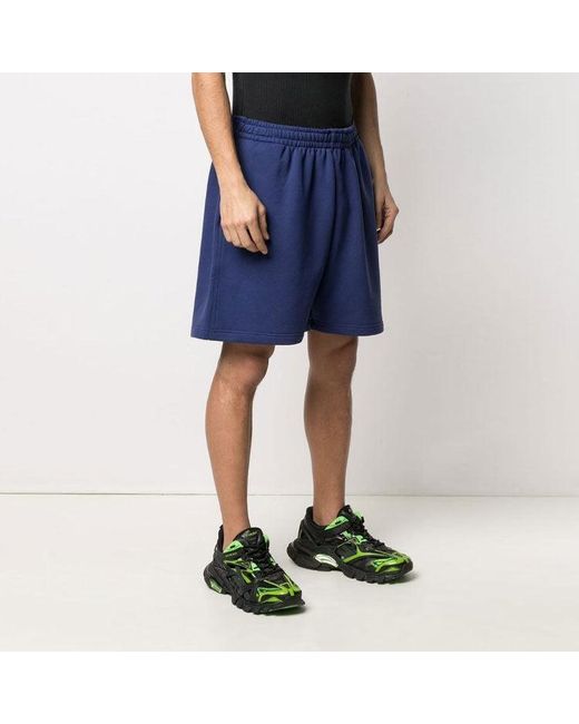 Balenciaga Blue Political Campaign Short for men