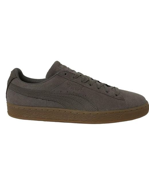 PUMA Brown Suede Classic Natural Warmth 'Falcon' for men