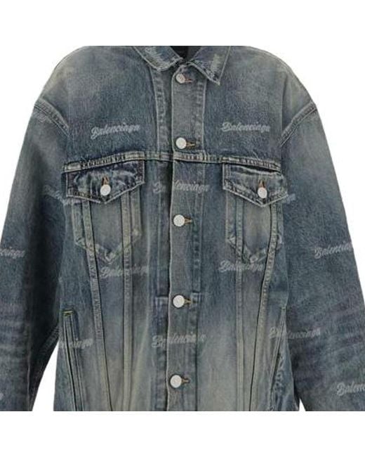 Balenciaga Blue (Wmns) Denim Jacket