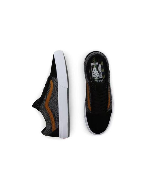 Vans Brown Courage Adams X Bmx Old Skool Golden' for men