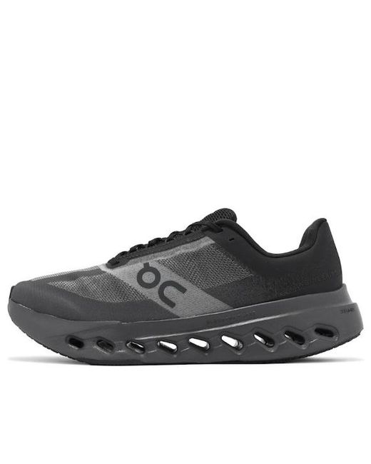 On Shoes Black Cloudsurfer Iron' for men