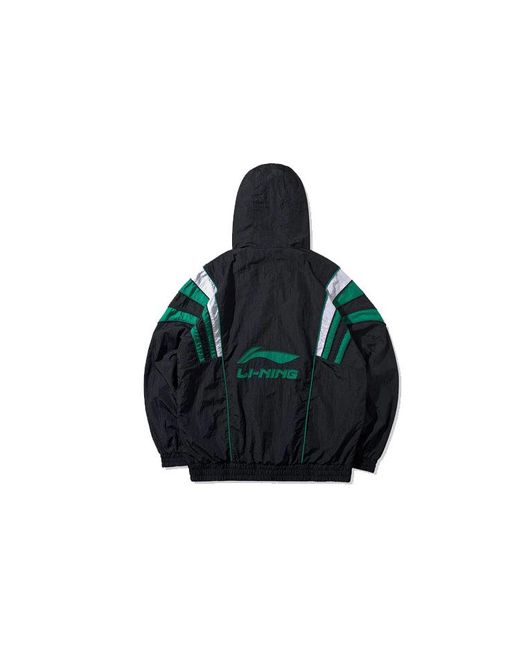 Li-ning Blue Paris Fashion Week Sports Hooded Jacket for men