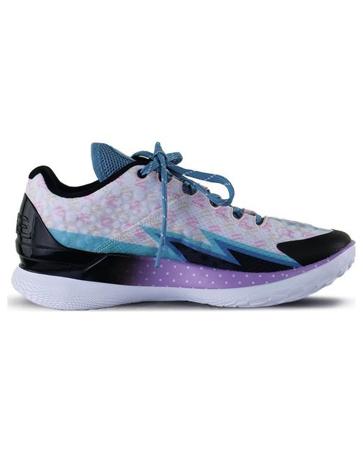 Under Armour Blue Curry 1 Low Flotro 'Draft Day' for men