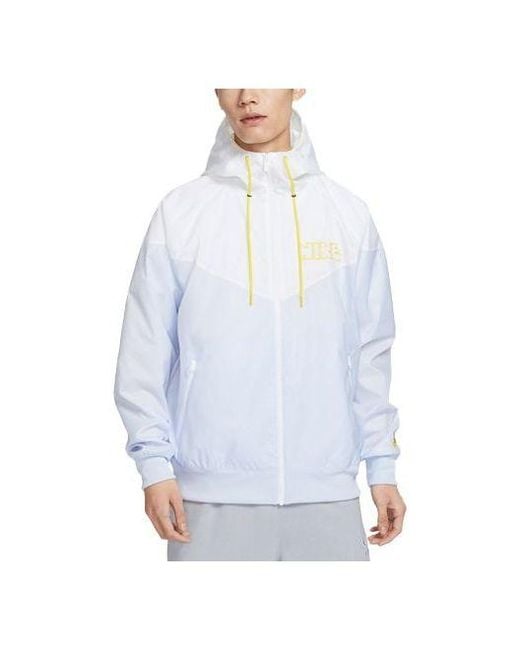 Nike Blue Windrunner Woven Lined Jacket for men
