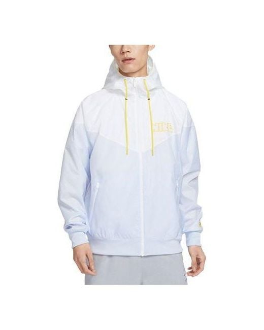 Nike Blue Windrunner Woven Lined Jacket for men