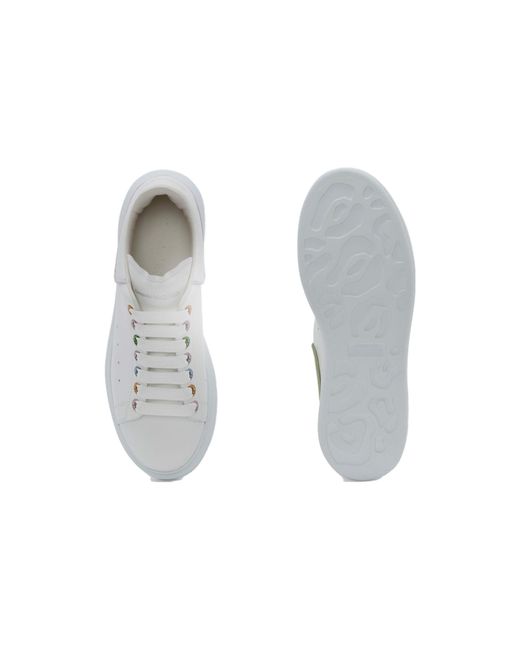 McQueen White (Wmns) Oversized Sneakers Metalic Eyelets'