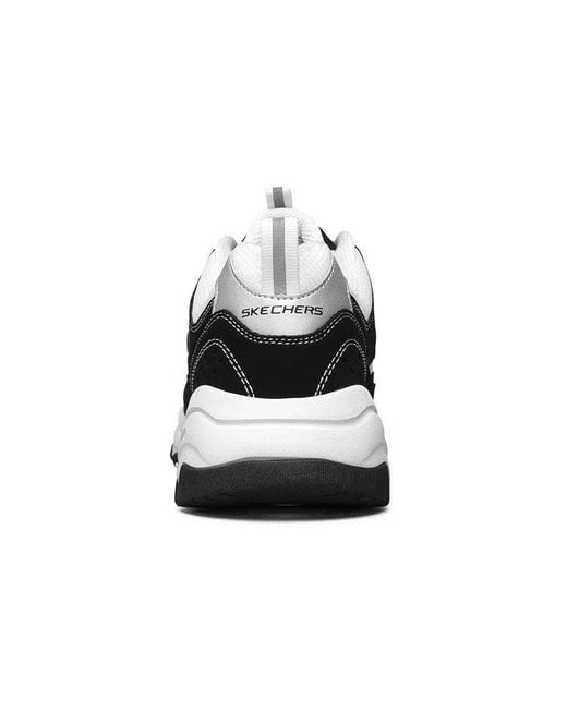 Skechers Black D'Lites I-Conik Low-Top Running Shoes for men