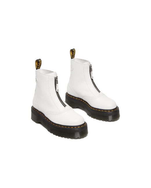 Dr. Martens White (Wmns) Jetta Platform Boots