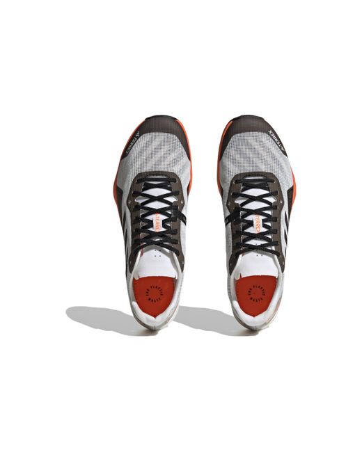 Adidas Gray Terrex Speed Pro Trail Running Shoes 'Non Dyed Impact' for men