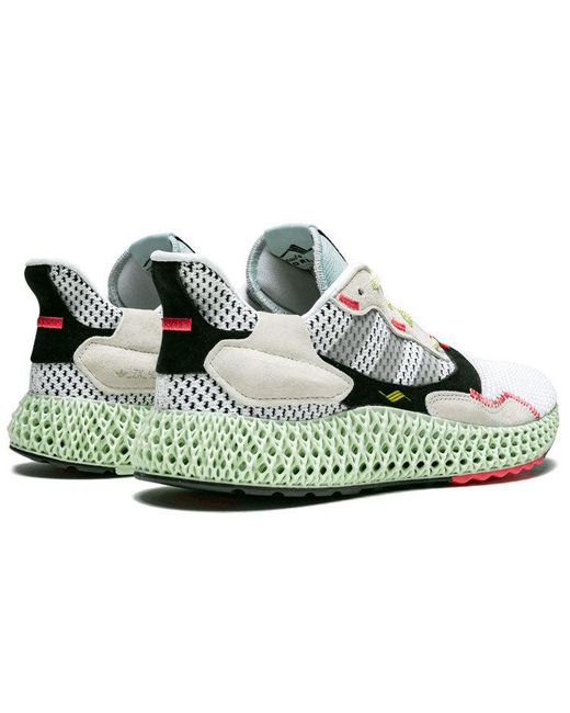 Adidas White Zx 4000 Futurecraft 4D for men