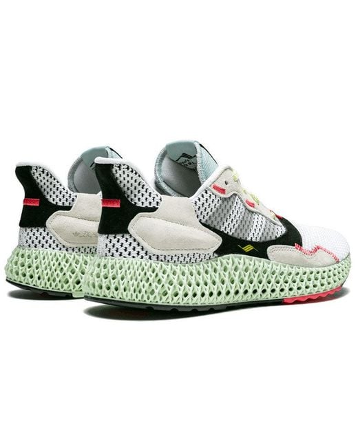 Adidas White Zx 4000 Futurecraft 4D for men