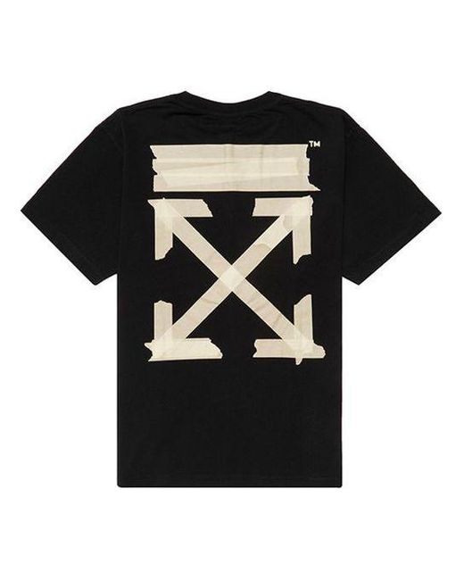 Off-White c/o Virgil Abloh Black Bronzing Arrow Printing