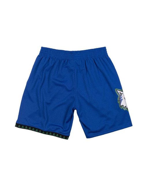 Mitchell & Ness Blue X Nba Minnesota Timberwolves 2003-04 Swingman Shorts for men