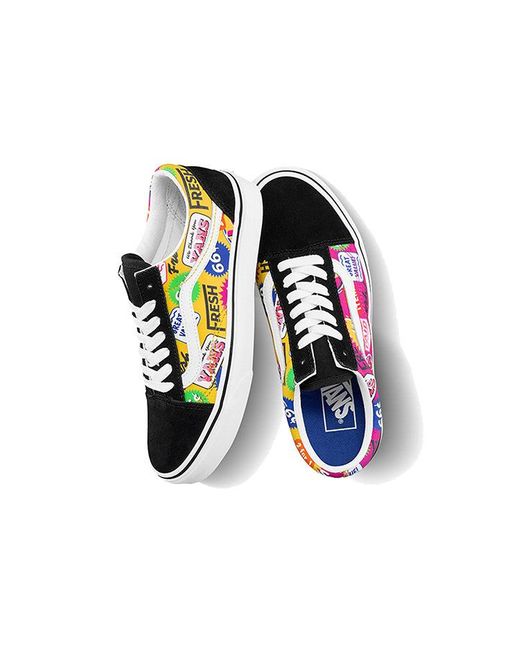 Vans Blue Old Skool Colored Letters for men