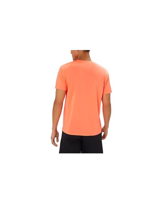 Asics Orange A-i-m Dry Short Sleeve T-shirt for men