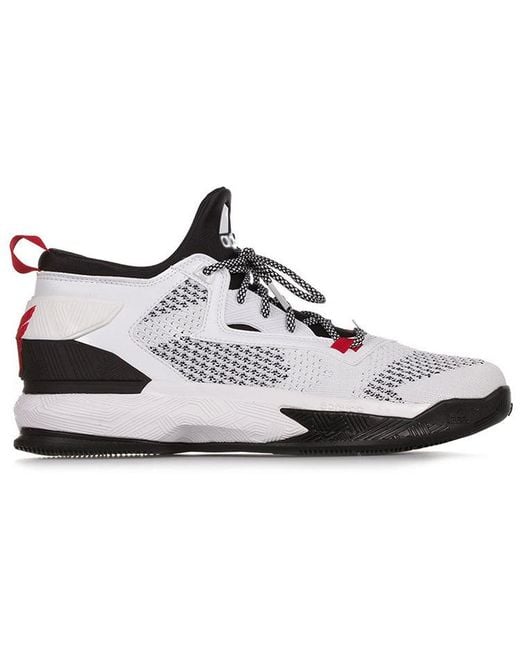 Adidas White D Lillard 2 Pk 'Home' for men